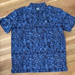 Callaway Blue Floral Polo Shirt for Men